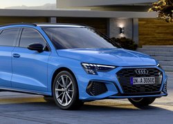 Niebieskie, Audi A3, Hybryda