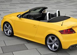 Żółte, Audi TT S, Cabrio