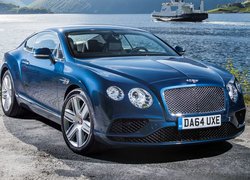 Niebieski, Bentley Continental GT, Przód