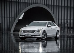Biały Cadillac CT6 Sedan
