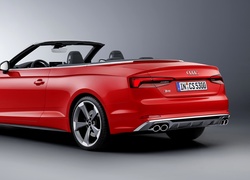 Czerwone, Audi S5, Cabrio