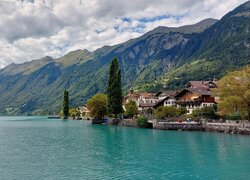 Góry, Jezioro, Lake Brienz, Brenz, Szwajcaria
