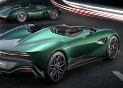 Zielony, Aston Martin DBR22, 3D