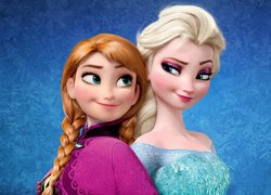 Elsa i Anna w filmie dla dzieci Kraina lodu