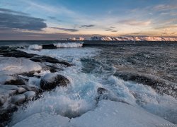 Fale na morzu Barentsa