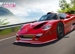 Czerwone, Ferrari F50 GT, Gra, Forza Horizon 3