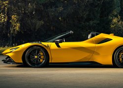 Żółte, Ferrari SF90, Spider Novitec