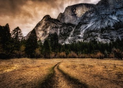 Formacja skalna Half Dome w kalifornijskim Parku Narodowym Yosemite