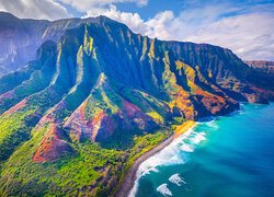 Góry na hawajskiej wyspie Kauai