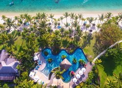Hotel, LUX Le Morne Resort, Palmy, Plaża, Basen, Wakacje, Półwysep, Le Morne Brabant, Mauritius