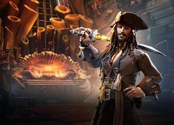 Postać, Jack Sparrow, Gra, Sea of ​​Thieves