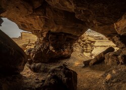 Jaskinia, Skały, Catacomb Rock, Utah, Stany Zjednoczone