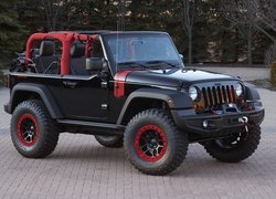 Jeep Wrangler Level Red