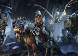 Jeździec na koniu z gry The Elder Scrolls Online Morrowind