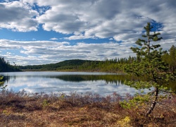 Jezioro Grästjärnen w szwedzkiej prowincji Hälsingland