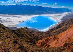 Stany Zjednoczone, Kalifornia, Góry, Jezioro, Manly Lake, Park Narodowy Death Valley