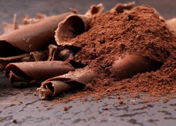 Kakao na wiórkach czekolady