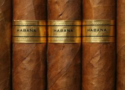 Cygara, Kubańskie, Banderole, Habana