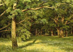 Las w malarstwie Iwana Szyszkina