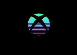 Xbox, Logo, Ciemne, Tło
