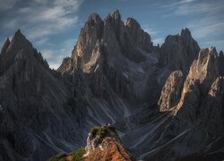 Góry, Cadini di Misurina, Dolomity, Szczyty, Włochy
