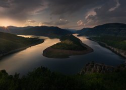 Meander rzeki Ardy w Bułgarii