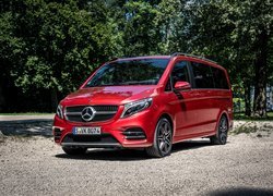 Czerwony, Mercedes-Benz V AMG Line, 2019