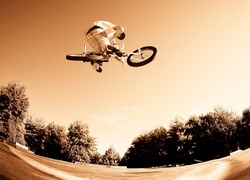Dirt jumping, Rower BMX, Skok