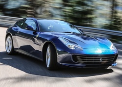 Niebieskie, Ferrari, GTC 4, Lusso