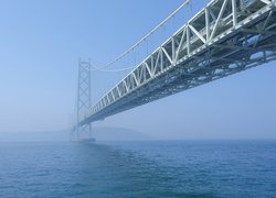 Most, Akashi Kaikyo, Morze, Mgła, Japonia