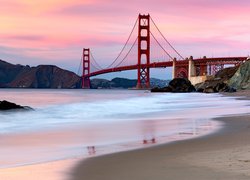 Most Golden Gate, Cieśnina Golden Gate, San Francisco, Kalifornia, Stany Zjednoczone