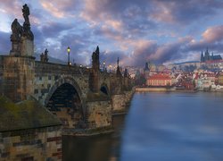 Czechy, Praga, Most Karola, Rzeka Wełtawa