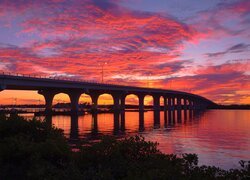 Most nad rzeką Indian na Florydzie