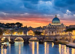 Watykan, Most św. Anioła, Bazylika św. Piotra, Rzeka Tyber