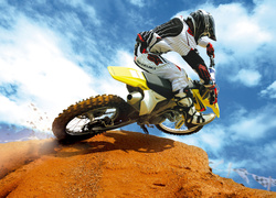 Sport, Motocross, Motor Suzuki 250