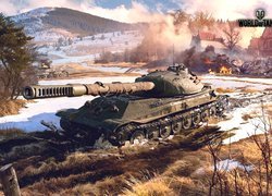 Gra, World of Tanks, Radziecki, Czołg, Object 705A