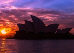 Sydney Opera House, Sydney, Australia, Wschód słońca