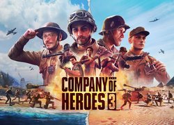 Gra, Company of Heroes 3, Żołnierze, Czołgi, Samoloty, Walka, Plakat