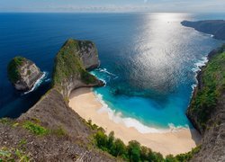 Plaża Kelingking na wyspie Penida w Indonezji