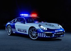 Policyjny samochód Porsche 911 Carrera