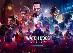 Postacie na plakacie gry Watch Dogs Legion