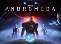 Mass Effect: Andromeda, Kosmos, Statek Kosmiczny, Scott Ryder, Vetra, Cora