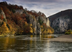 Przełom Dunaju w pobliżu Kelheim w Bawarii
