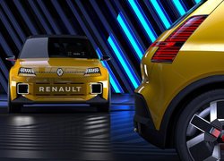 3D, Renault 5, Concept, Żółty