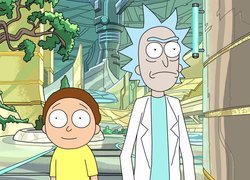 Serial animowany, Rick i Morty, Postacie, Morty Smith, Rick Sanchez Rick i Morty