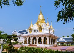 Świątynia buddyjska, Royal Thai Temple, Kushinagar, Indie