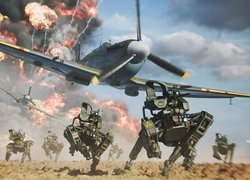 Samoloty i roboty z gry Battlefield 2042