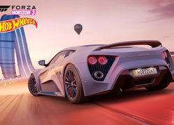 Gra, Forza Horizon 3, Hot Wheels, Zenvo, Tył, Plakat