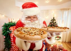 Święty, Mikołaj, Pizza