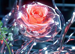Szklana róża